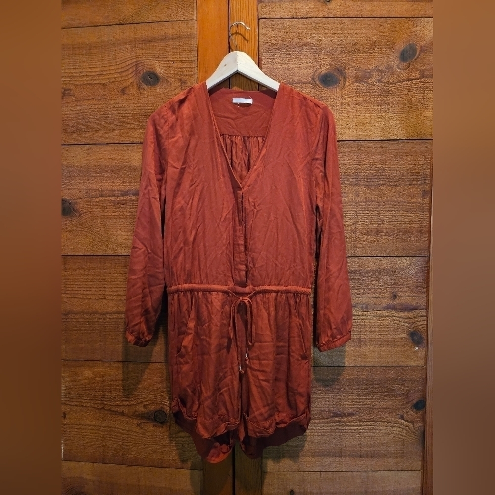 H&M Rust Color Romper Playsuit - image 1